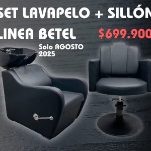 Set Sillón Betel más Lavapelo Betel ($699.900 contado/transferencia)