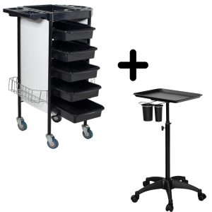 Set Carro Metal Bco-Negro más Ayudante Color Probell ($119.800 contado/transferencia)